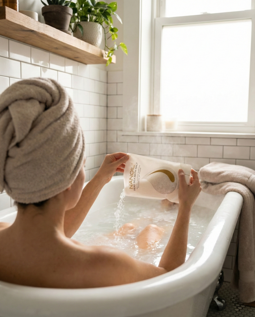 nanoil Sal de banho do Mar Morto