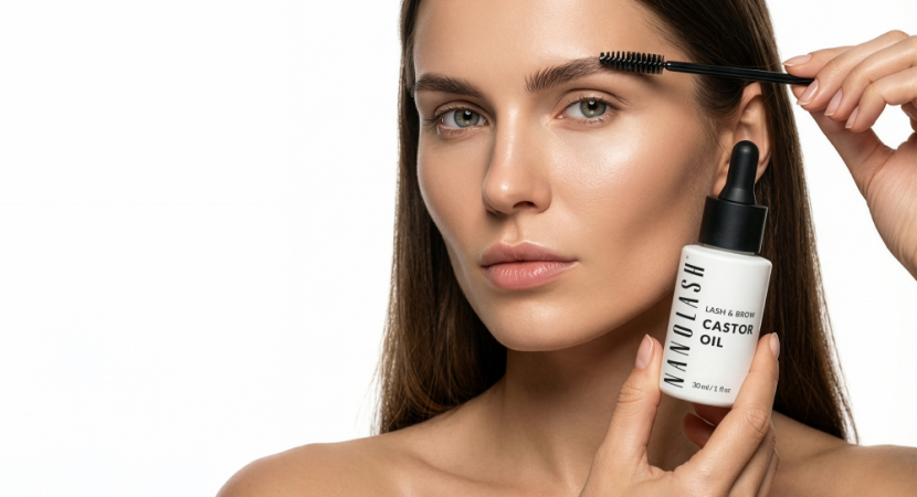 Nanolash Castor Oil – um óleo de rícino eficaz para as pestanas e sobrancelhas nos cuidados diários
